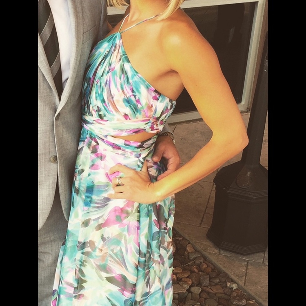 Long floral dress
